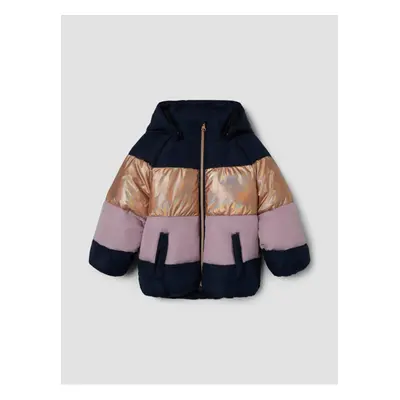 Pink-blue quilted jacket name it Mille - Girls