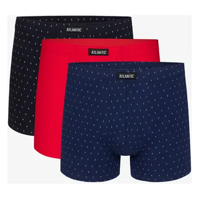 Man Boxers ATLANTIC 3Pack - dark blue/red/blue