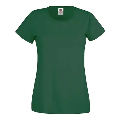 Green Women's T-shirt Lady fit Original Fruit of the Loom