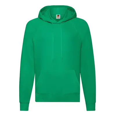 Zielona bluza męska z kapturem Lightweight Hooded Sweat Fruit of the Loom