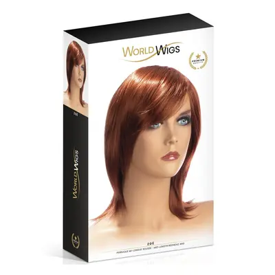 World Wigs Zoé középhosszú, vörös paróka