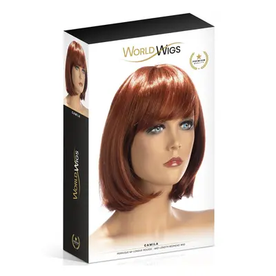 World Wigs Camila középhosszú, vörös paróka