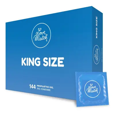 Love Match King Size extra nagy méretű óvszer (6 db)