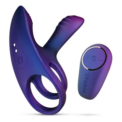 Hueman Infinity Ignite dupla péniszgyű, vibrációs ágakkal, távirányítóval