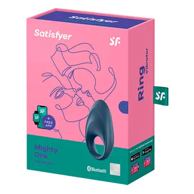 Satisfyer Mighty One vibrációs péniszgyűrű (APP-os)