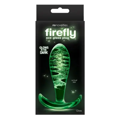 Firefly Ace fluoreszkáló análdildó üvegből