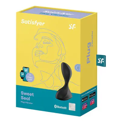 Satisfyer Sweet Seal anál vibrátor (fekete) (APP-os)