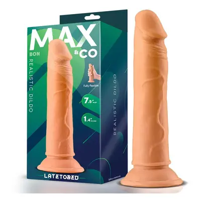 Max & Co Bon realisztikus, tapadótalpas dildó (18,7 cm)