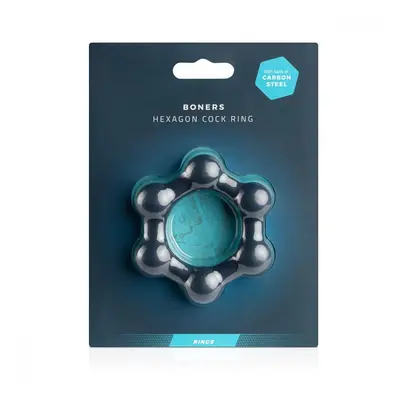 Boners Hexagon acélmagvas péniszgyűrű