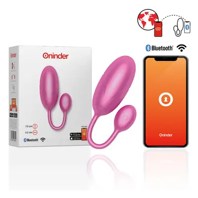 Oninder Tokyo vibrációs tojás (pink) (APP-os)