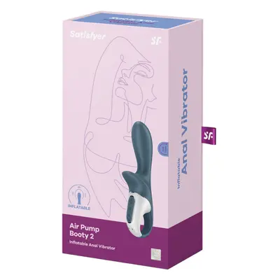 Satisfyer Air Pump Booty 2 análvibrátor, pumpa funkcióval