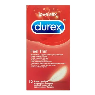 Durex Feel Thin 3 db vékonyfalú óvszer