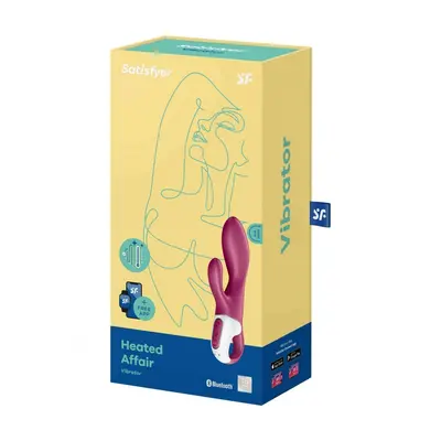 Satisfyer Heated Affair kétmotoros vibrátor, melegítő funkcióval (APP-os)