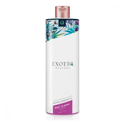 Exotiq Body to Body masszázs olaj, melegítő hatással (500 ml)