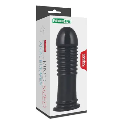 LoveToy King Sized Anal Bumper redőzött anál dildó