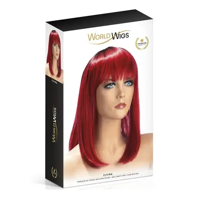 World Wigs Elvira hosszú, vöröses paróka