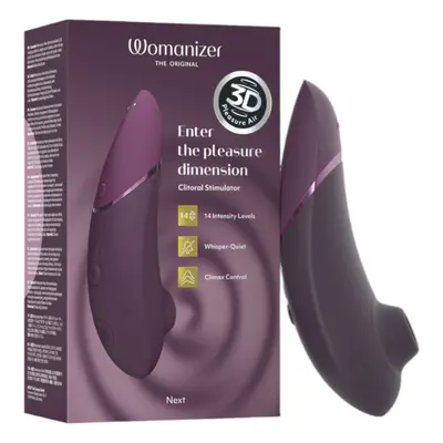 Womanizer Next léghullámos csiklóizgató (fekete)