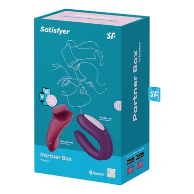 Satisfyer Partner Box 2. péniszgyűrű és párvibrátor szett