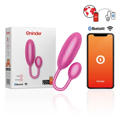 Oninder Denver vibrációs tojás (pink) (APP-os)