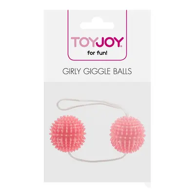 Toy Joy Girly Giggle Balls puha, tüskés gésagolyó páros (belső ballasztgolyóval)