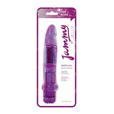 Jammy Jelly Dazzly Glitter vibrátor (lila)