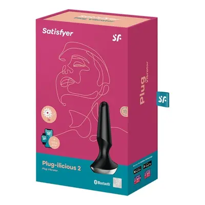 Satisfyer Plug-ilicious 2. anál vibrátor (piros) (APP-os)