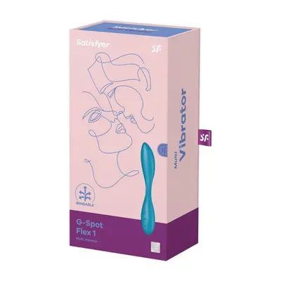 Satisfyer G-Spot Flex 1 g-pont vibrátor (kék)