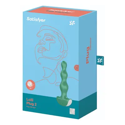 Satisfyer Lolli Plug 2. kétmotoros análvibrátor (zöld)