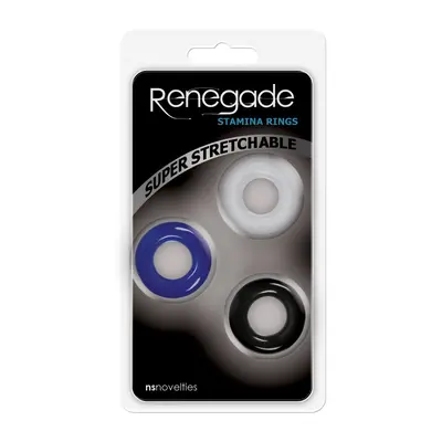 Renegade Stamina Rings 3 db rugalmas péniszgyűrű