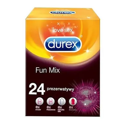 Durex Fun Mix 24 darabos óvszer válogatás