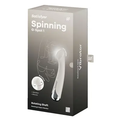 Satisfyer Spinning G-Spot 1. vibrátor, rotáló fejrésszel (bézs)