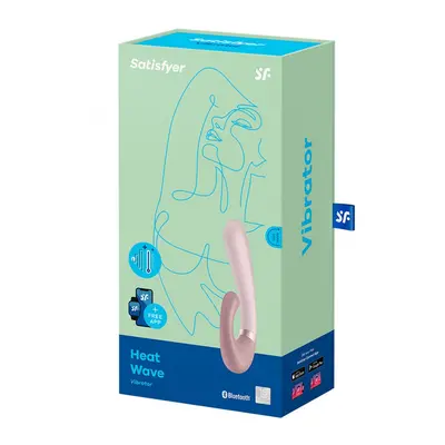 Satisfyer Heat Wave kétmotoros vibrátor, melegítő funkcióval (bézs) (APP-os)