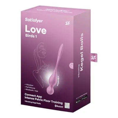 Satisfyer Love Birds 1 vibrációs gésagolyó páros (pink) (APP-os)