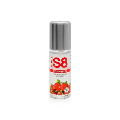 S8 vízbázisú síkosító, eper aromával (125 ml)