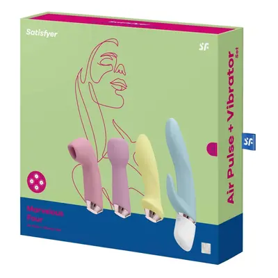 Satisfyer Marvelous Four 4 részes vibrátor/léghullámos csiklóizgató szett