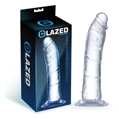 Glazed realisztikus dildó (21,5 cm)