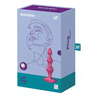 Satisfyer Lolli Plug 1. kétmotoros análvibrátor (piros)