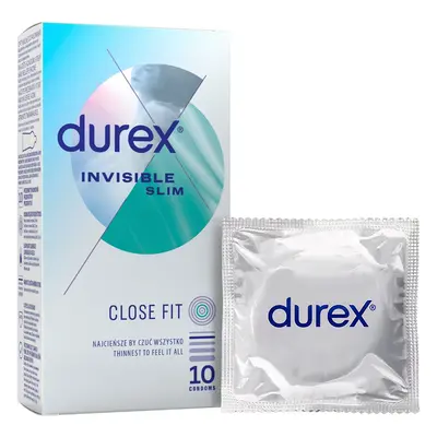 Durex Invisible Slim vékony óvszer (10 db)