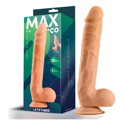 Max & Co Ben realisztikus, tapadótalpas dildó (26,5 cm)