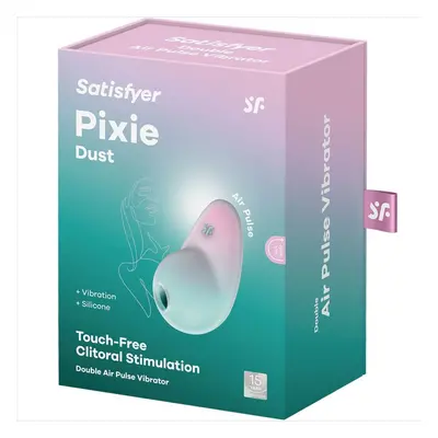 Satisfyer Sassy Seal léghullámos csiklóizgató, vibrációval (türkiz)