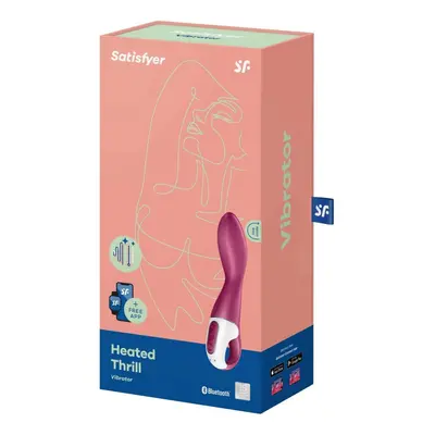 Satisfyer Heated Thrill vibrátor, melegítő funkcióval (APP-os)