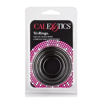 Calexotics Tri-Rings péniszgyűrű készlet (3 db)