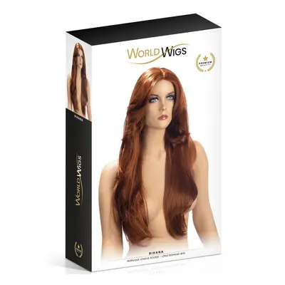 World Wigs Rihanna extrahosszú, vörös paróka