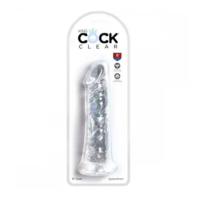 King Cock Clear 8" dildó (20 cm)