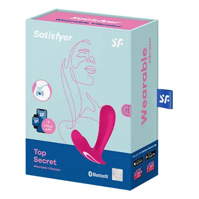 Satisfyer Top Secret kétmotoros vibrátor (rózsaszín) (APP-os)