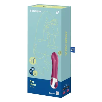 Satisfyer Big Heat vibrátor, melegítő funkcióval (APP-os)