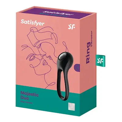 Satisfyer Majestic Duo vibrációs péniszgyűrű