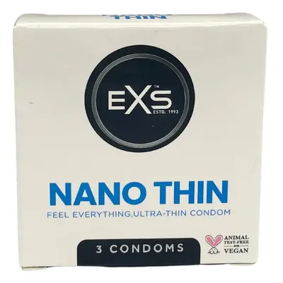 EXS Nano Thin ultra vékony óvszer (3 db)