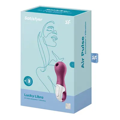 Satisfyer Lucky Libra léghullámos csiklóizgató, vibrációval (lila)