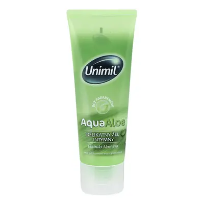 Unimil AquaAloe vízbázisú síkosító Aloe Vera kivonattal (80 ml)